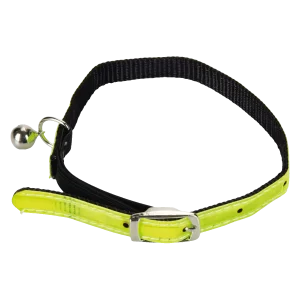 Beeztees Kattenhalsband Nylon Geel 32x1x0.2 cm
