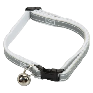 Beeztees Kattenhalsband Nylon Grijs/Wit