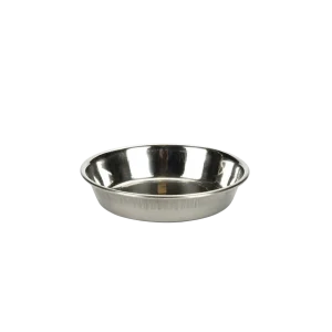 Beeztees kattenvoer- en drinkbak van RVS 150ml