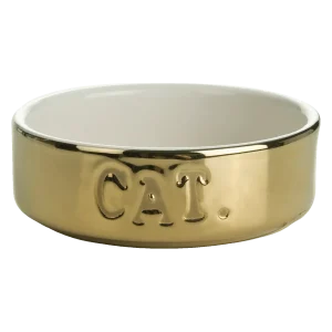 Beeztees Kattenvoerbak Keramiek Goud 300 ml