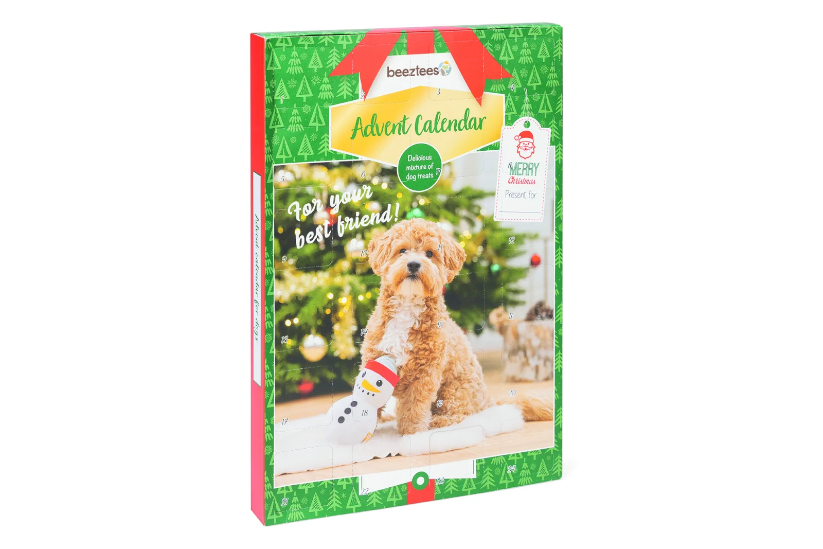 Beeztees Kerst Adventskalender Paw - Hondensnack