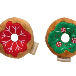 Beeztees Kerst Donut Knuffel - Hondenspeelgoed - assorti