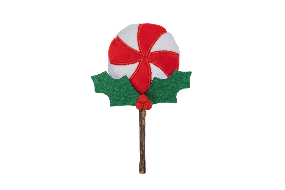 Beeztees Kerstlolly Matatabi - Kattenspeeltje - Multi - 14 cm