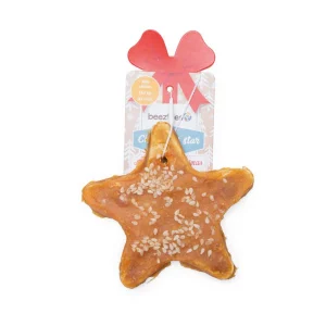 Beeztees Kerstster Koekje - Hondensnack - 35 Gram - Kip