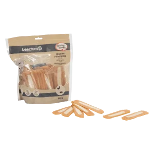 Beeztees Kipfilet Strips with fish Hondensnack