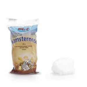 Beeztees Knaagdierwatten Eetbaar - Nestmateriaal - 30 Gram