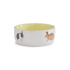 Beeztees Konijn Ceramic - Voerbak - Geel