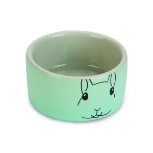 Beeztees Konijn - Voerbak - Mint - 5.5x12.1x12.1 cm