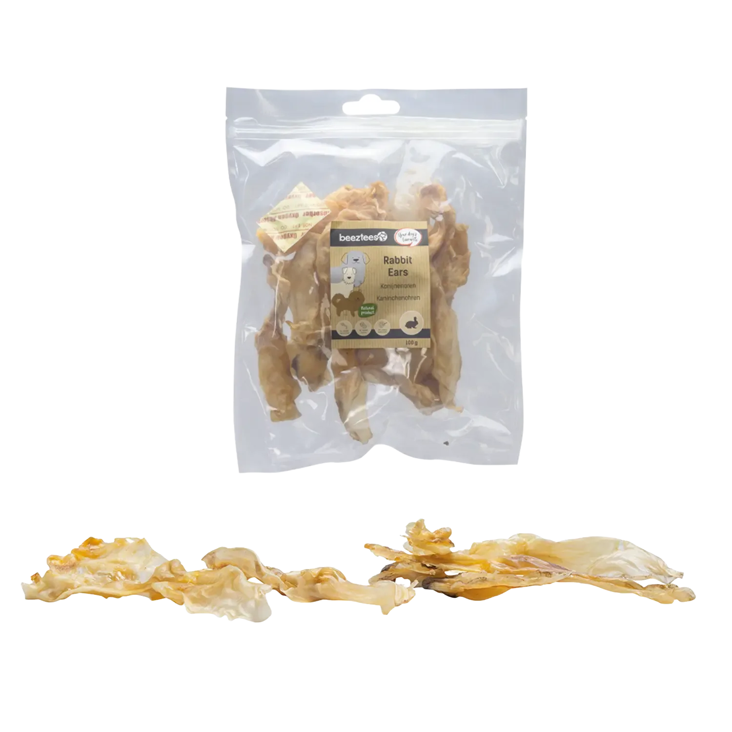 Beeztees Konijnenoren 100 gr