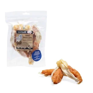 Beeztees Konijnenoren - Hondensnack - 250 Gram - kip
