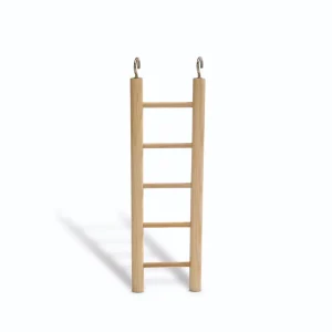 Beeztees Ladder 5 Treden - Vogelspeeltje - Bruin - 24x10x1 cm