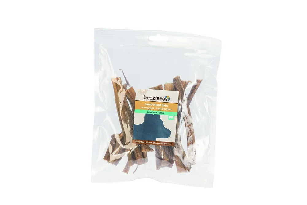 Beeztees Lamskophuid - Hondensnack - 300 Gram - lam