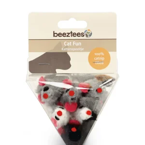 BEEZTEES Muis in driehoek - Kattenspeeltje