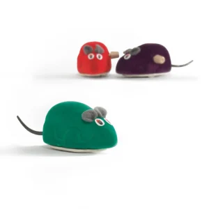 BEEZTEES Opwindmuis Mini - Kattenspeeltje - Multi