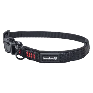 Beeztees Parinca Kattenhalsband Nylon Zwart