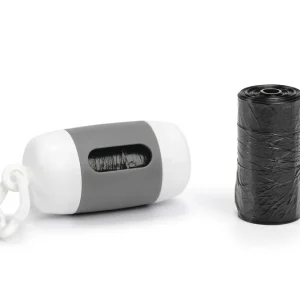 Beeztees Plastic - Poepzakhouder - 40 Stuks - Grijs