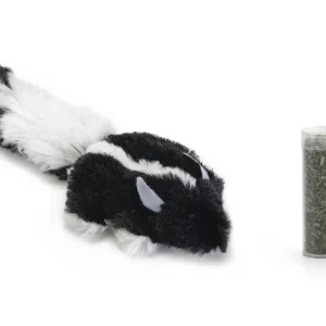 Beeztees Platte Snuffy Pluche met Catnip - Kattenspeeltje