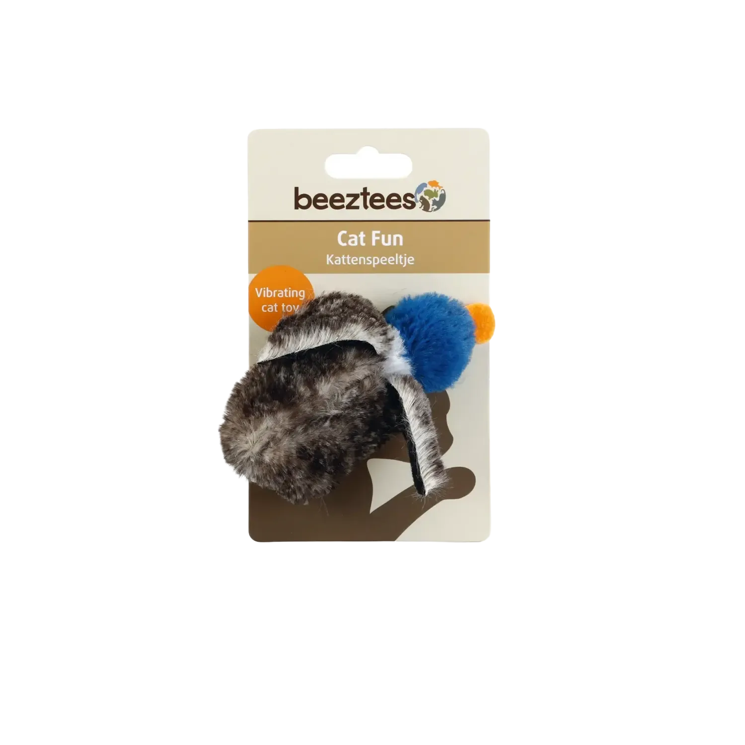 Beeztees Pluche Kattenspeelgoed Groovy Trillend