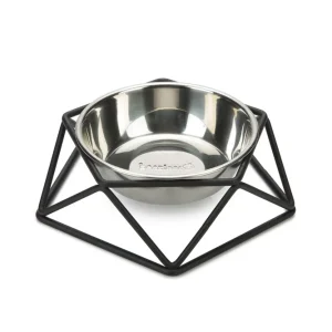 Beeztees Puroni - Voerbak - Zwart - 19 cm