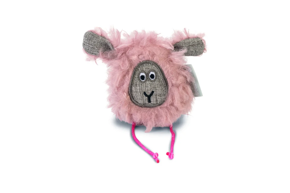 Beeztees Schaap Gaya - Kattenspeeltje - Roze