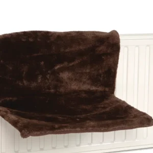 BEEZTEES Sleepy - Radiatorhangmat - Zwart - 10x46x10 cm
