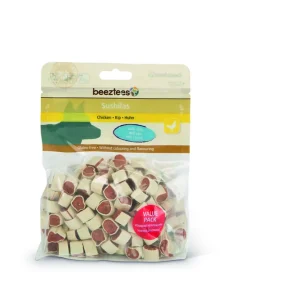 Beeztees Sushilas - Hondensnack - 400 Gram - rund, kip
