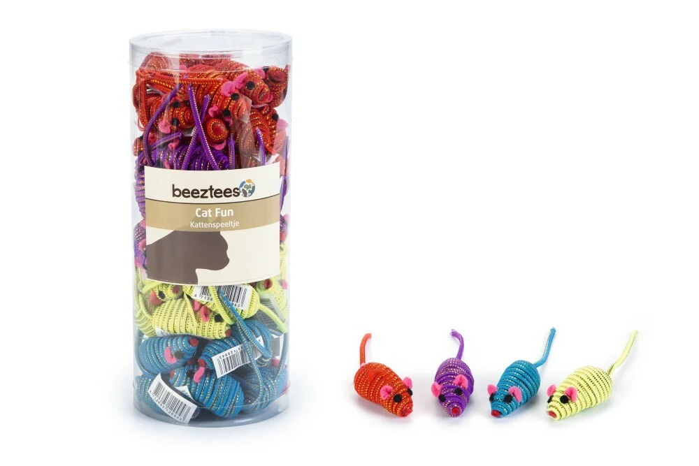 Beeztees Touwmuisje - Speelmuis - Multi