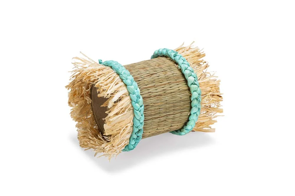 Beeztees Tunnel Maisblad - Knaagdierspeelgoed - 23x11x11 cm