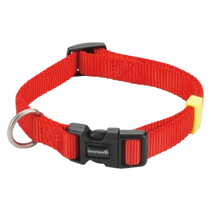 Beeztees Uni Halsband Hond Rood 26-40 cm x 15 mm