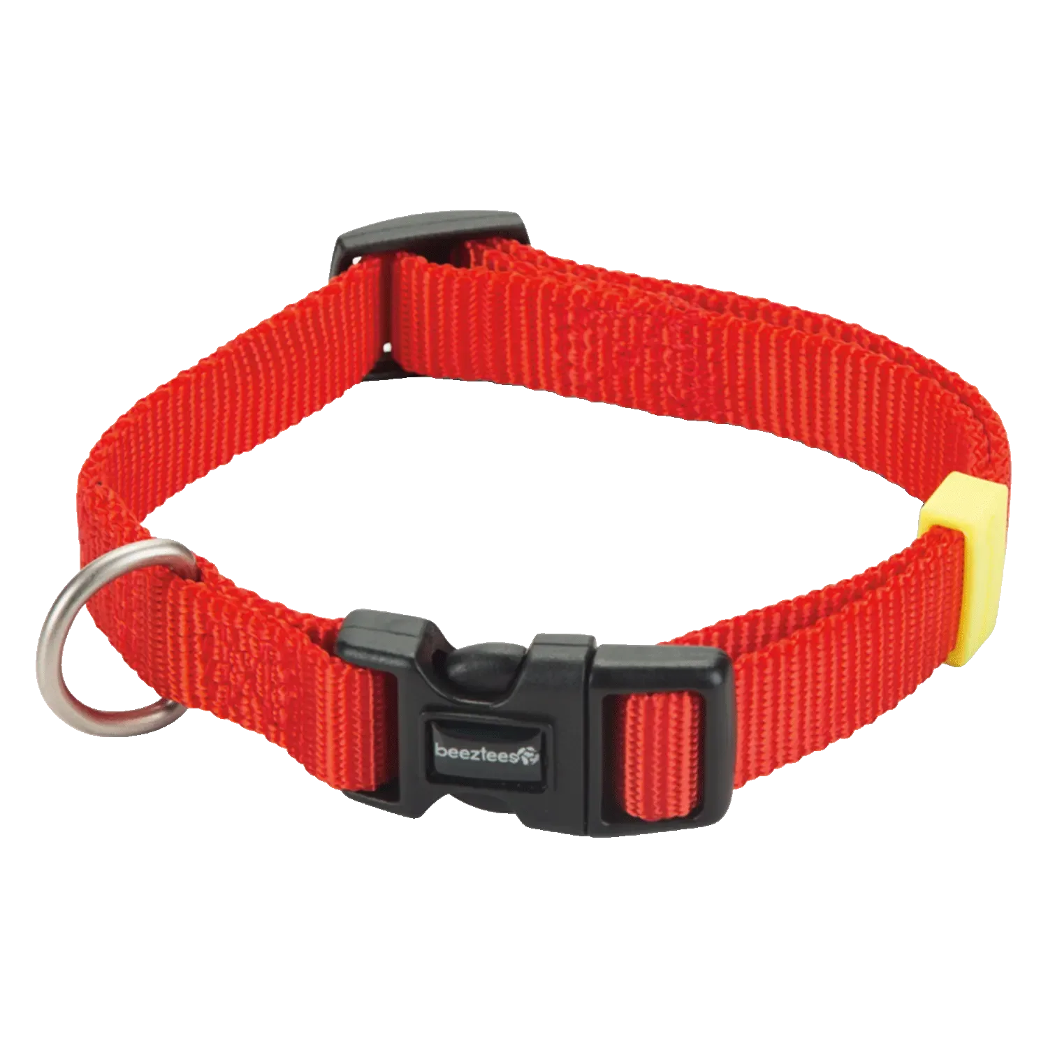 Beeztees Uni Halsband Hond Rood 26-40 cm x 15 mm