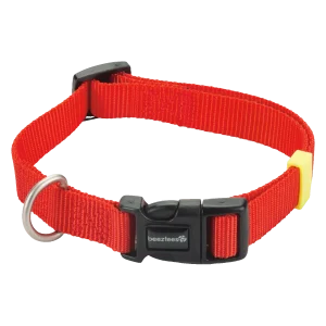Beeztees Uni Halsband Hond Rood 35-50 cm x 20 mm