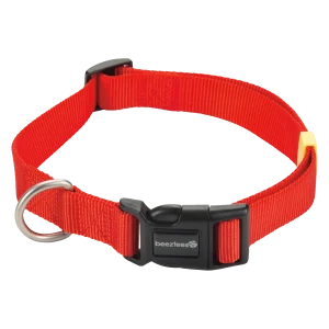 Beeztees Uni Halsband Hond Rood 48-70 cm x 25 mm