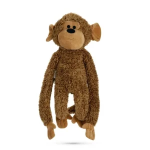 Beeztees Vik Aap Knuffel - Hondenspeelgoed - bruin - 20x30x80 cm - XL