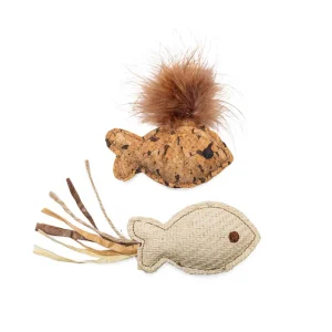 Beeztees Visje Sadie - Kattenspeeltje - Beige
