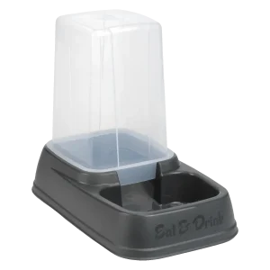 Beeztees Voer en Waterautomaat Antraciet