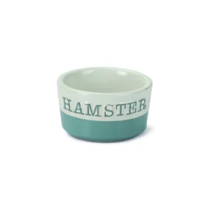 Beeztees Voer- of Drinkbak - Keramiek - 100 Milliliter - Blauw - 4x7.5x7.5 cm