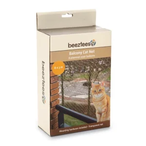 Beeztees Voor Balkon - Kattennet - Transparant - 300x400x8.4 cm