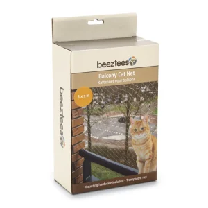 Beeztees Voor Balkon - Kattennet - Transparant - 300x800x8.4 cm