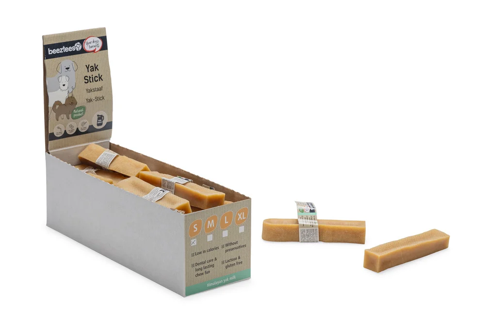 Beeztees Yakstaaf - Hondensnack - 100 Gram - yakkaas - M
