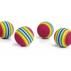 Beeztees Zachte Balletjes de Luxe - Kattenspeeltje - 4 cm