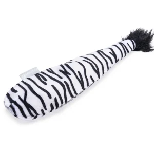 Beeztees Zebrastaart Jungle - Kattenspeeltje - Wit