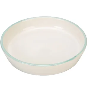 Beeztees Zina Kitten - Voer en drinkbak - 0.4 l - Wit/Geel - 1x17.5x1 cm