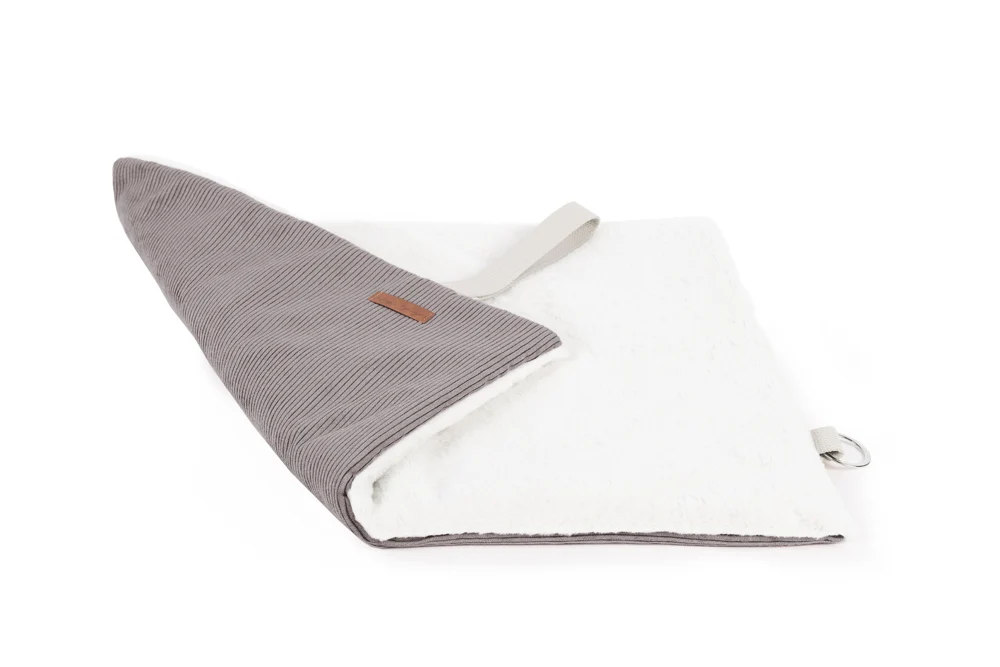 Benchmatras Hondenkleed Travelmat Ribbed Antraciet