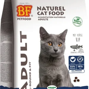 BF Petfood Adult Fit - Kattenvoer - 10 Kilogram - kip