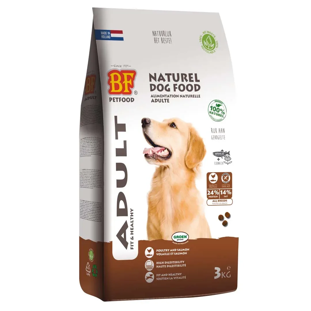 BF Petfood Adult Krokant - Hondenvoer - 12.5 Kilogram - gevogelte