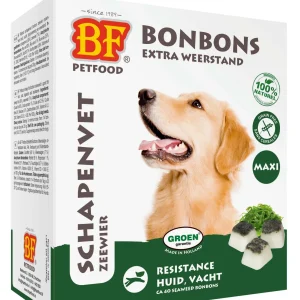 BF Petfood Schapenvet Bonbons - Hondensnack - 80 Stuks - knoflook