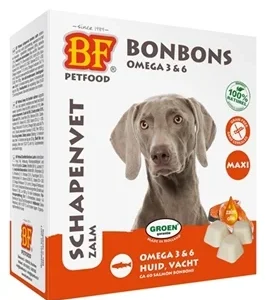 BF Petfood Schapenvet bonbons maxi zalm 40 stuks