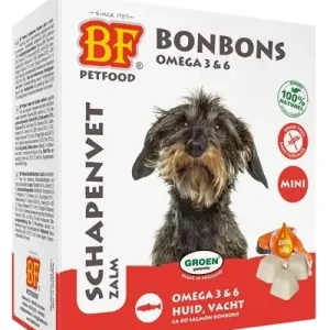 Bf Petfood Schapenvet Mini Bonbons Zalm 80 St