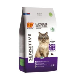 BF Petfood Sensitive Coat & Stomach - Kattenvoer - 10 Kilogram - zalm