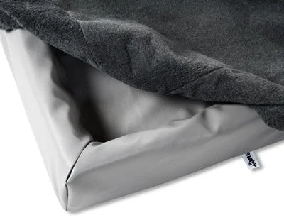 Bia Bed Fleece Hoes Hondenmand Bia 7 120x100x15 cm - Grijs - Image 2